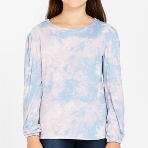 Cat & Jack Pastel Tie-Dye Long Sleeve Tee